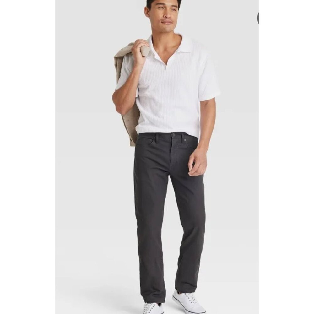 Goodfellow & CO Men's Slim Fit 5-Pocket Pants Gray size 32X30 NWT